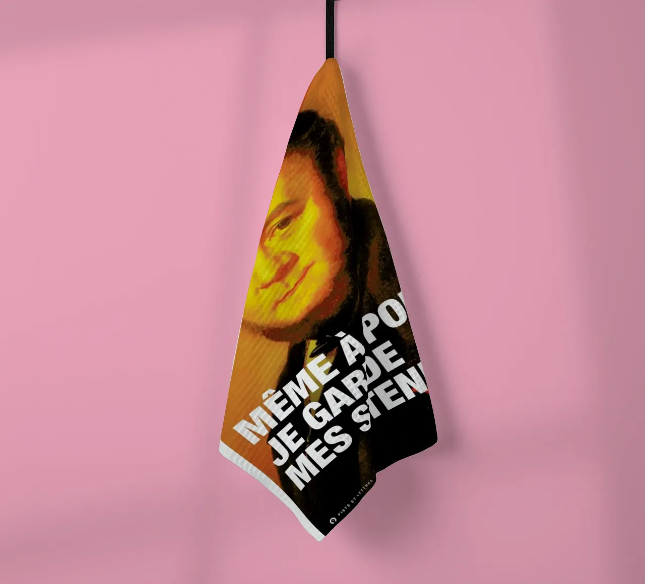 Stendhal tea towel by Fists Et Lettres