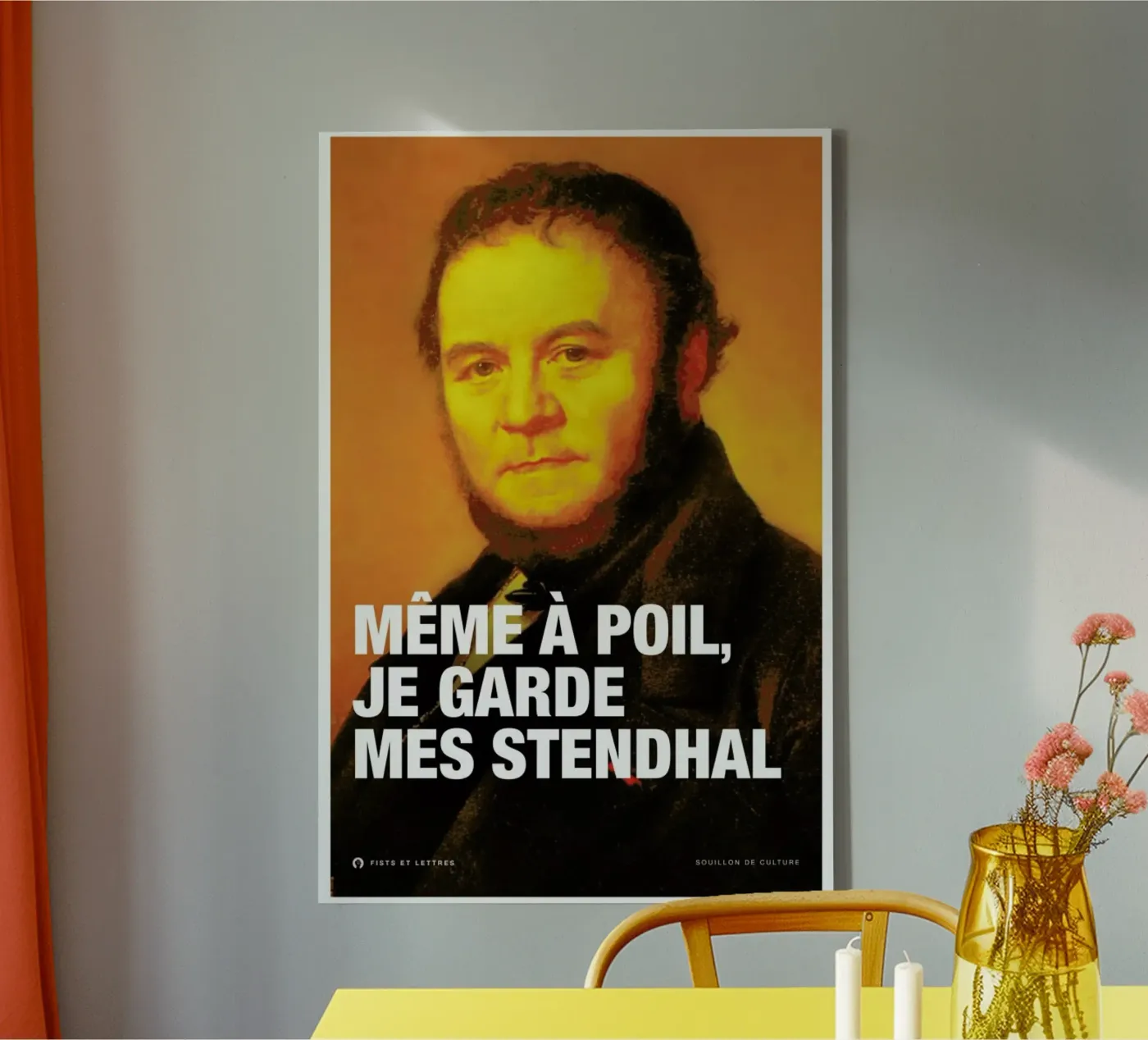 Stendhal canvas van Fists Et Lettres