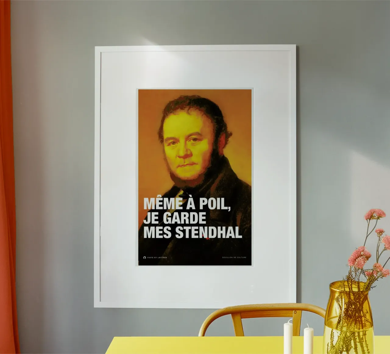 Stendhal poster by Fists Et Lettres