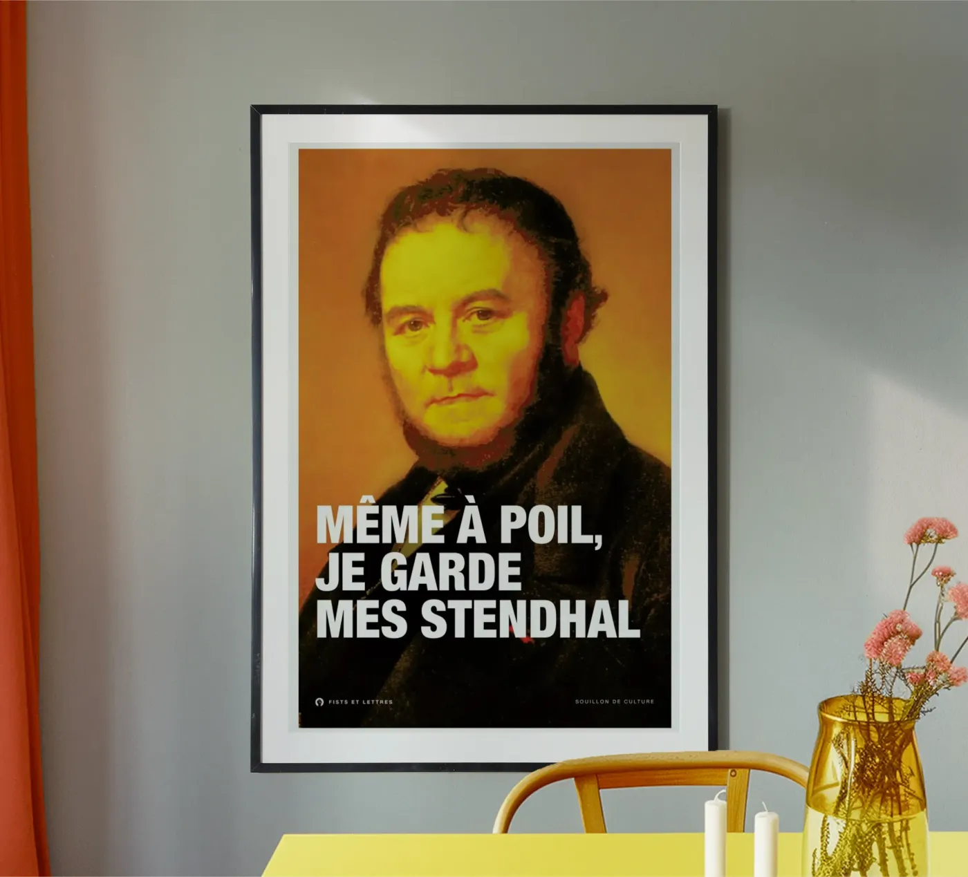 Stendhal Poster von Fists Et Lettres