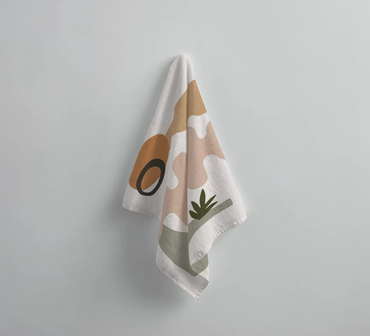 Botanical Scene asciugamano da bagno da amini54