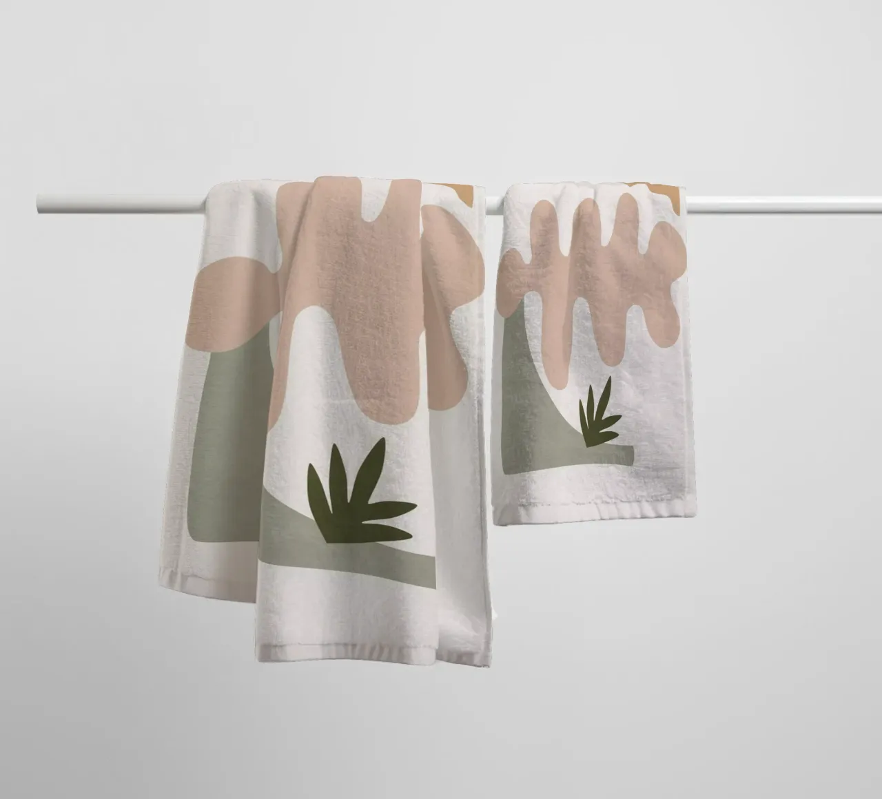 Botanical Scene asciugamano da bagno da amini54