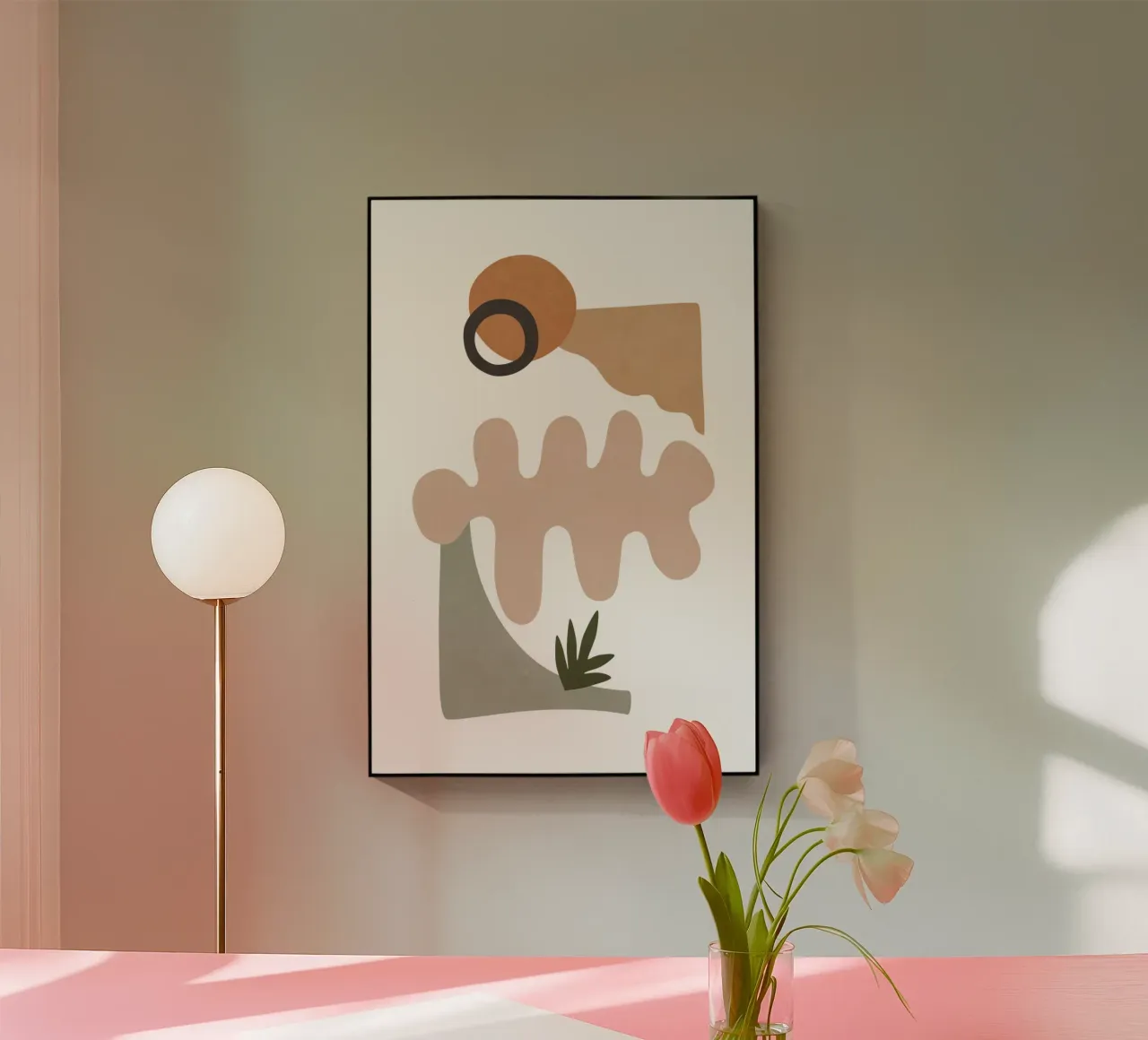 Botanical Scene plexiglass da amini54