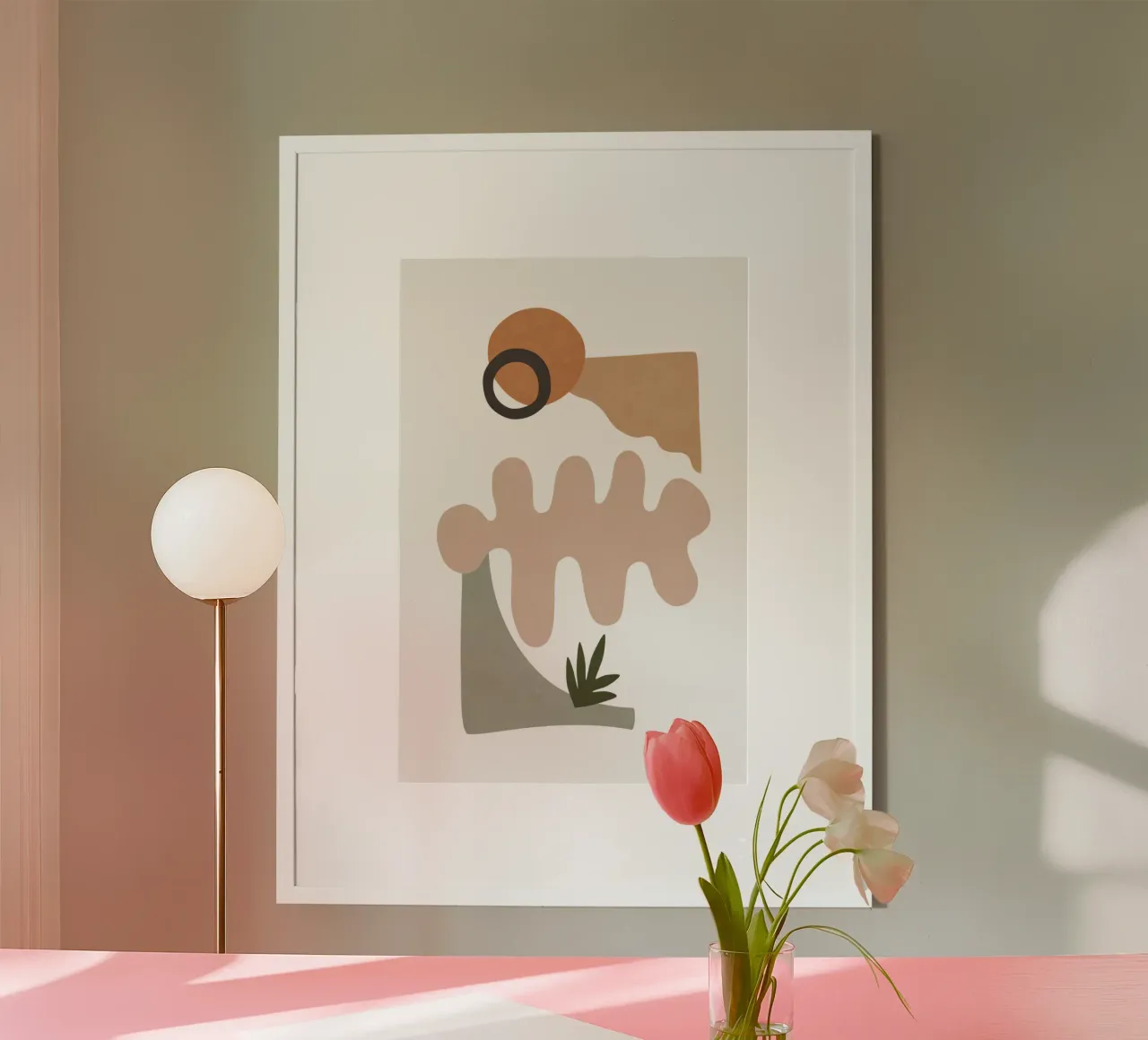 Botanical Scene poster da amini54