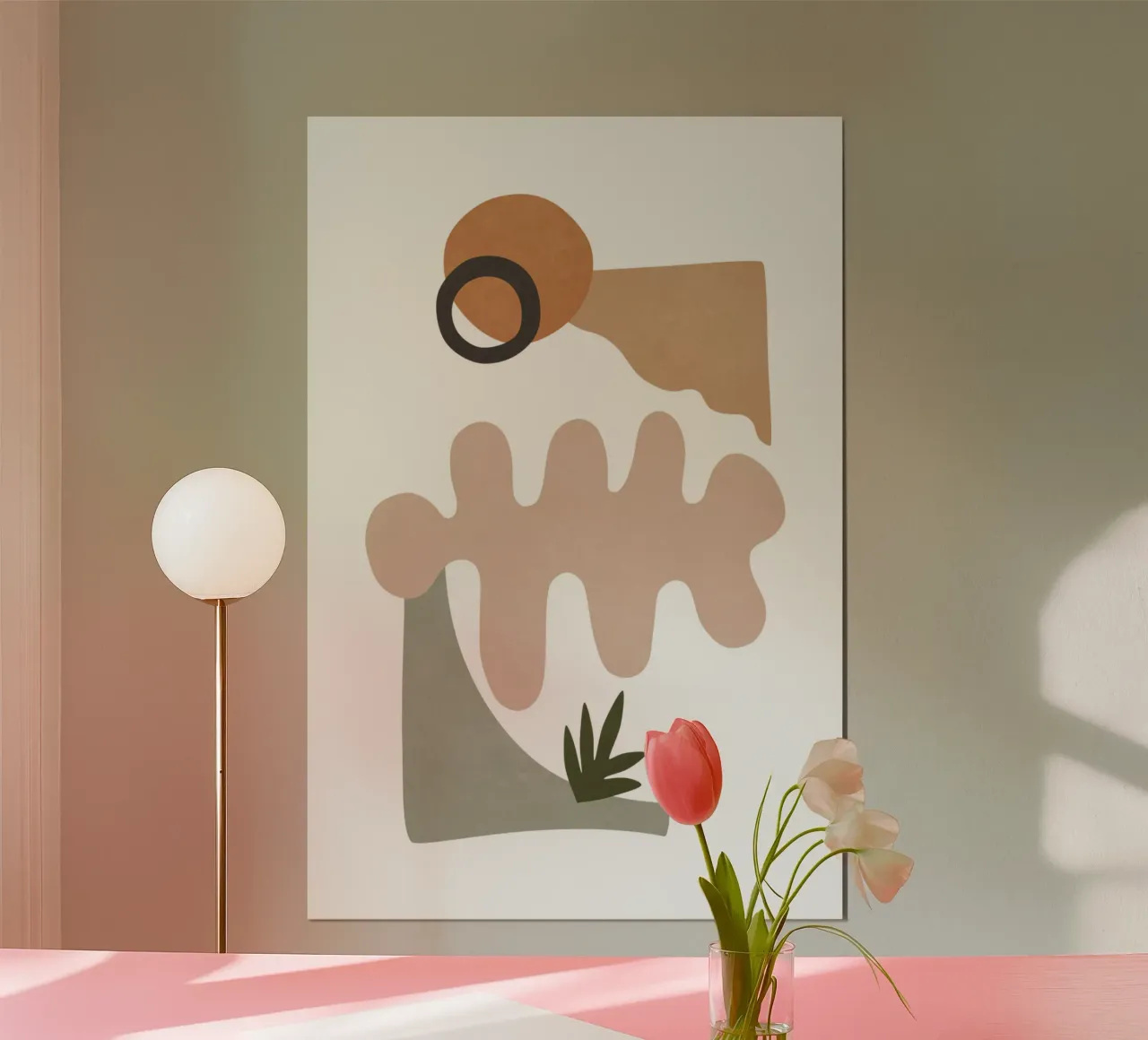 Botanical Scene poster da amini54