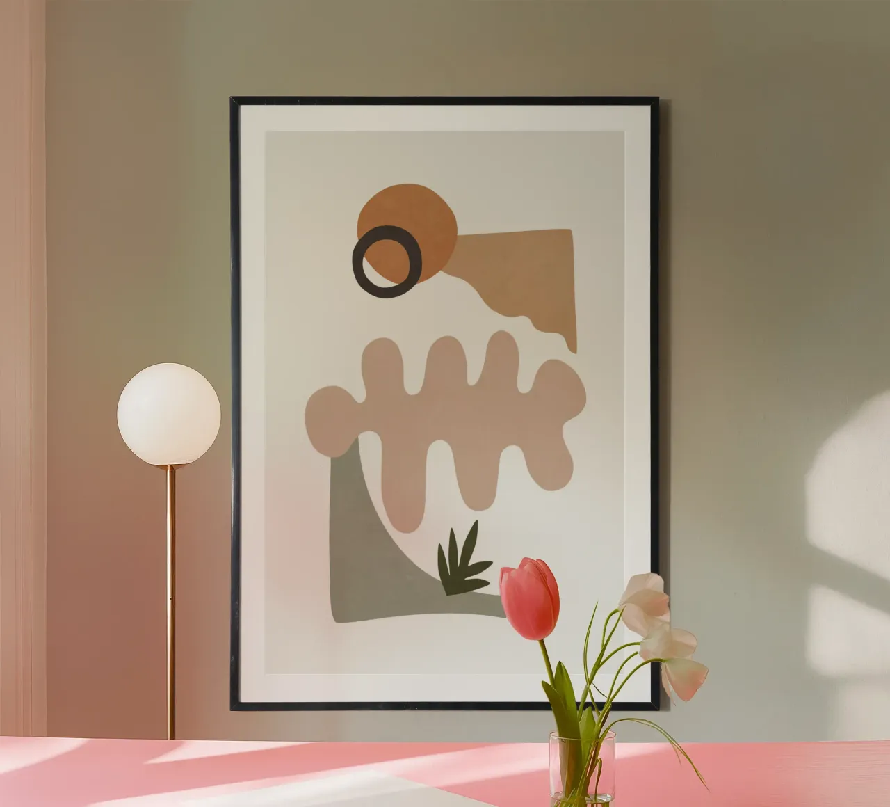 Botanical Scene poster da amini54