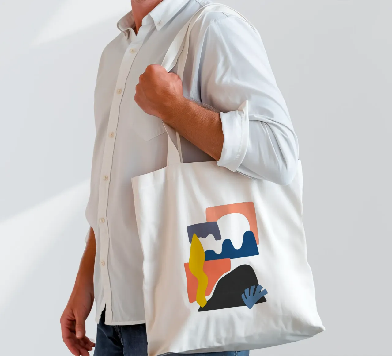 Horizon Shapes tote bag by amini54