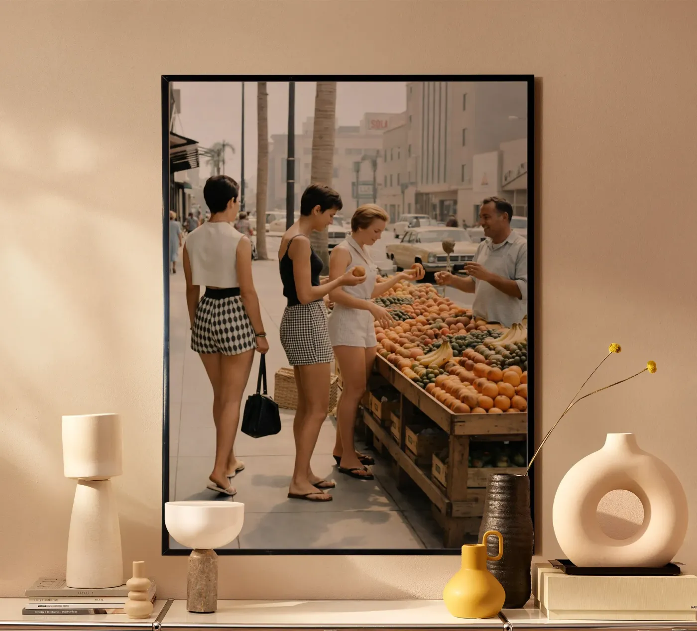 Obstmarkt Poster von lottuz