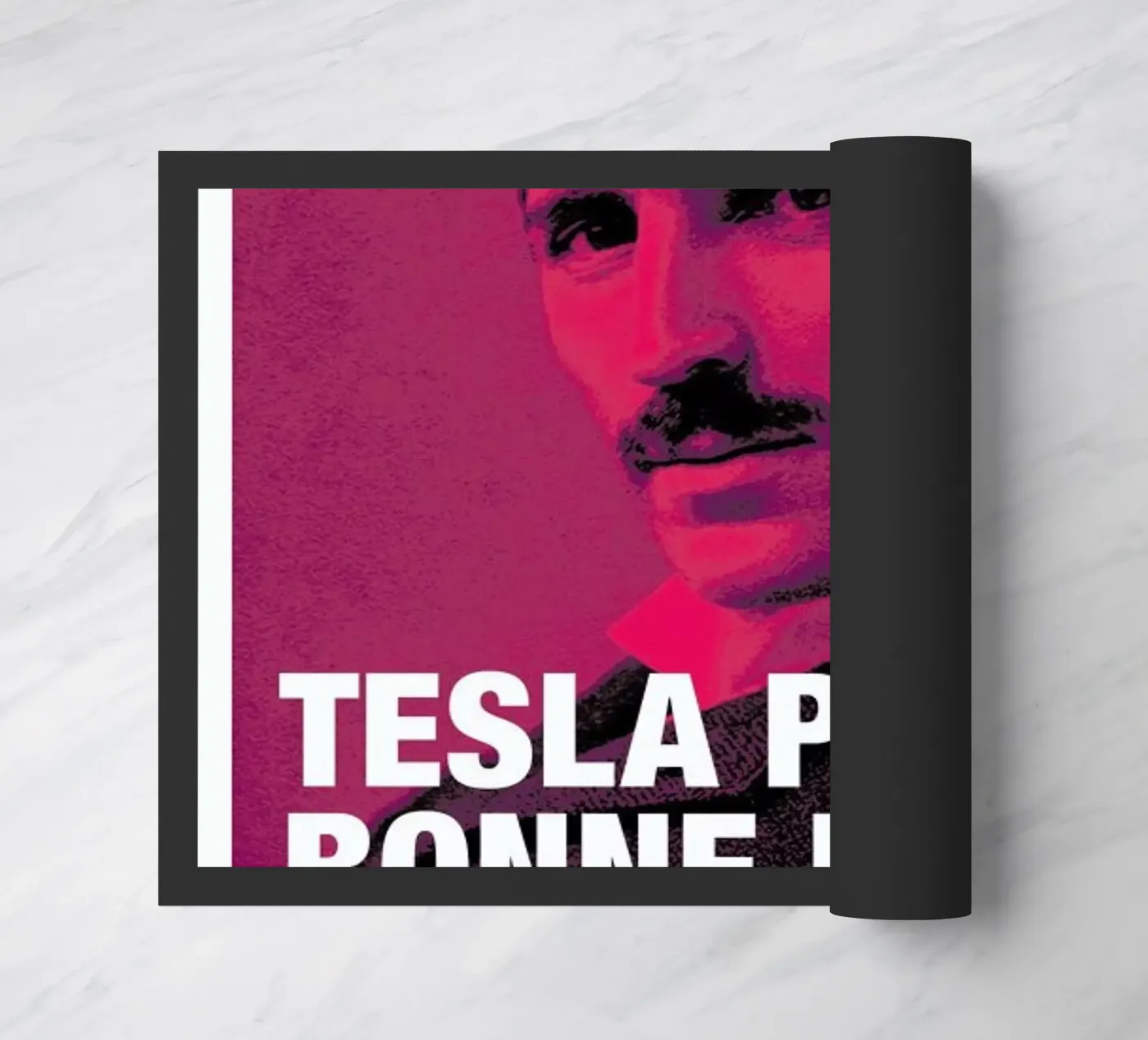 Tesla doormat by Fists Et Lettres