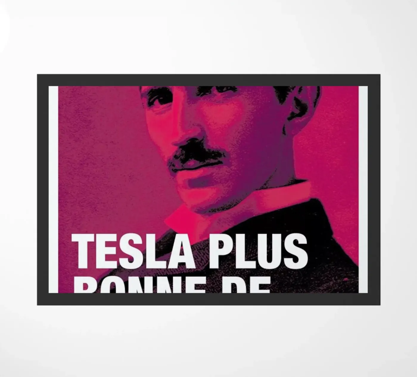 Tesla doormat by Fists Et Lettres
