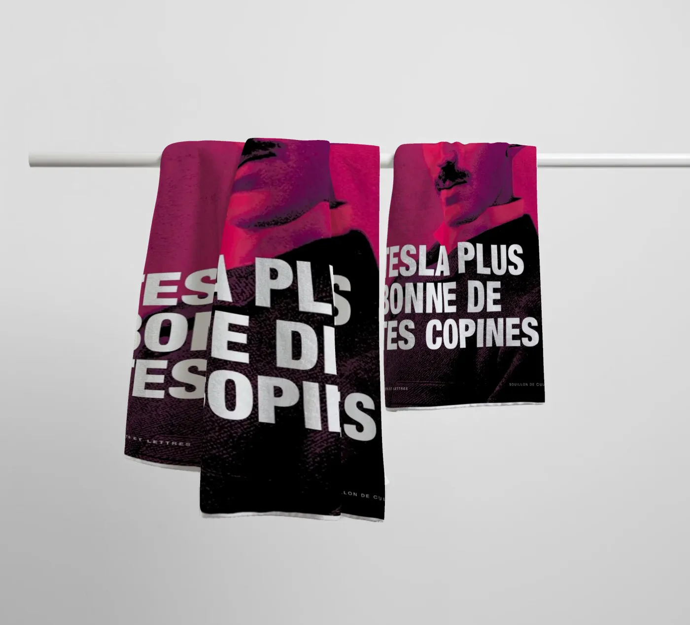 Tesla badhanddoek van Fists Et Lettres