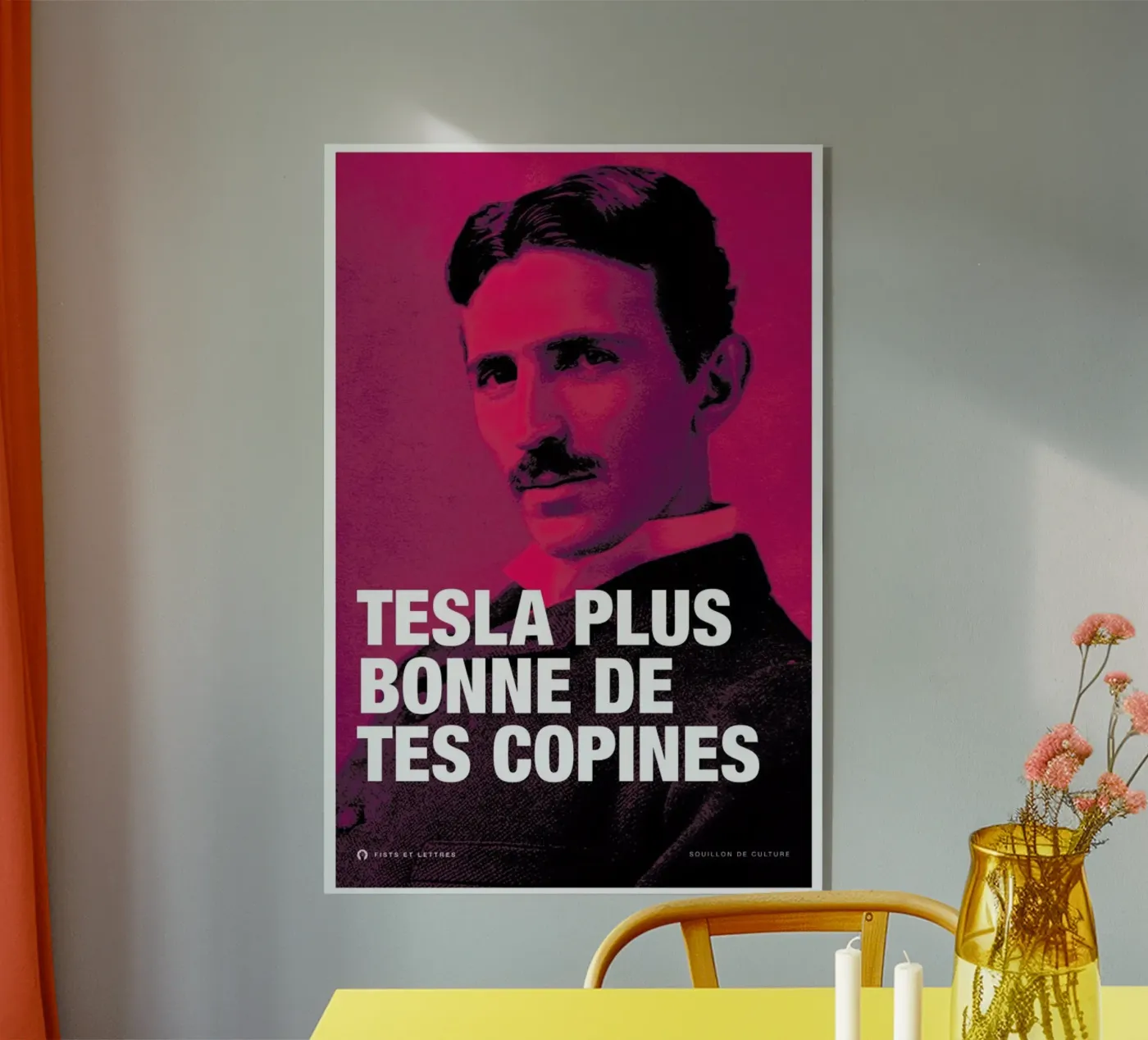 Tesla plexiglass da Fists Et Lettres