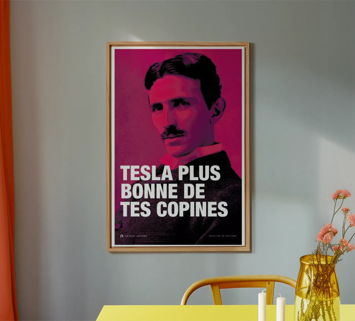 Tesla alluminio dibond da Fists Et Lettres