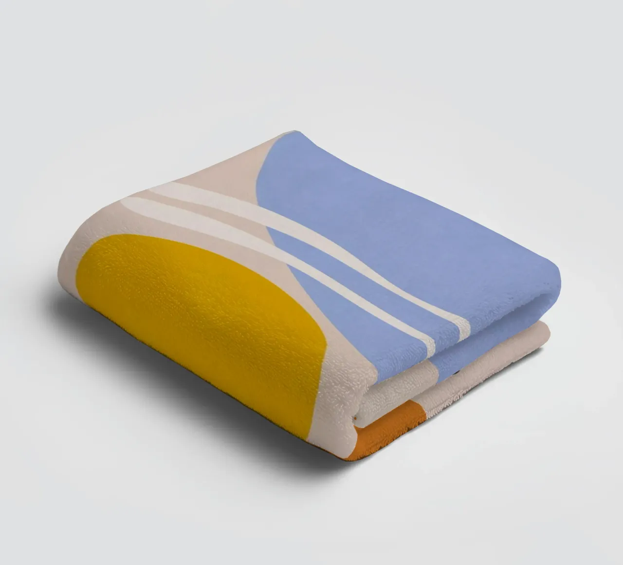 Vormen langs het meer badhanddoek van amini54