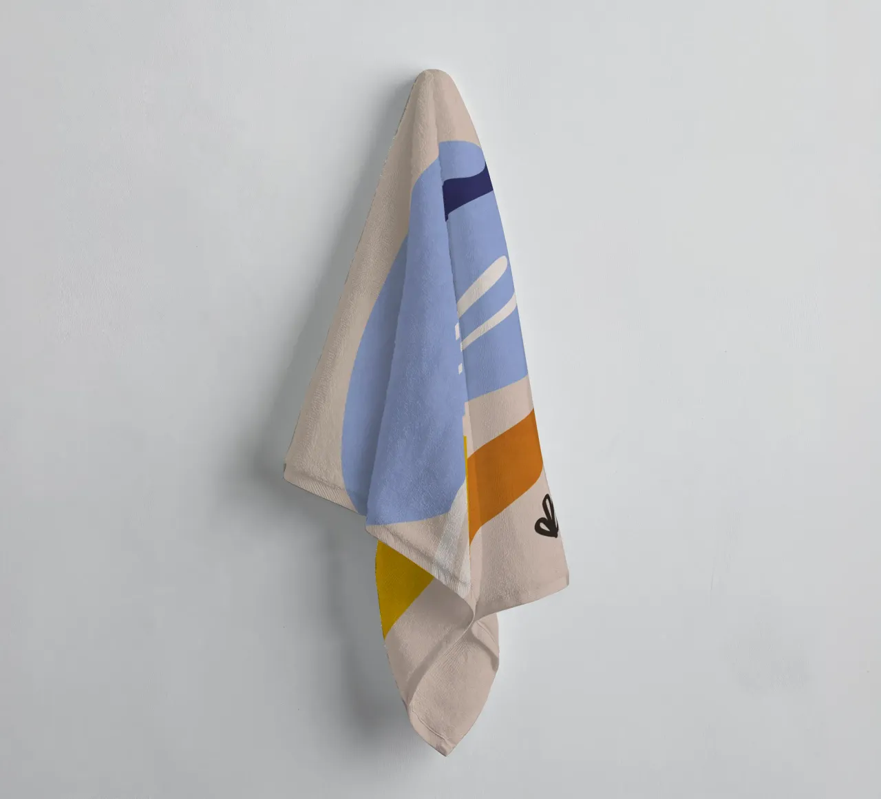 Vormen langs het meer badhanddoek van amini54