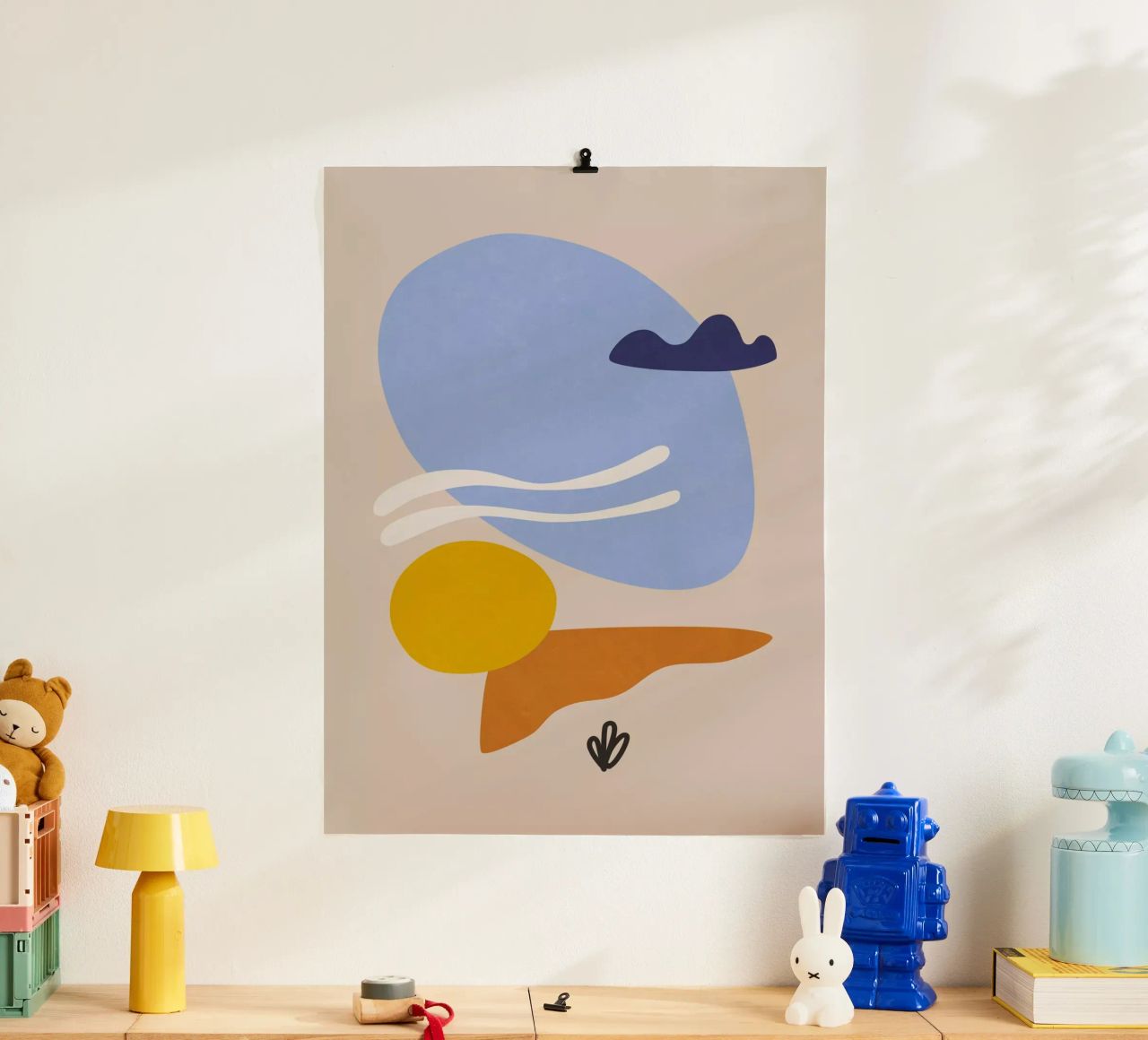 Formas de la orilla del lago poster de amini54