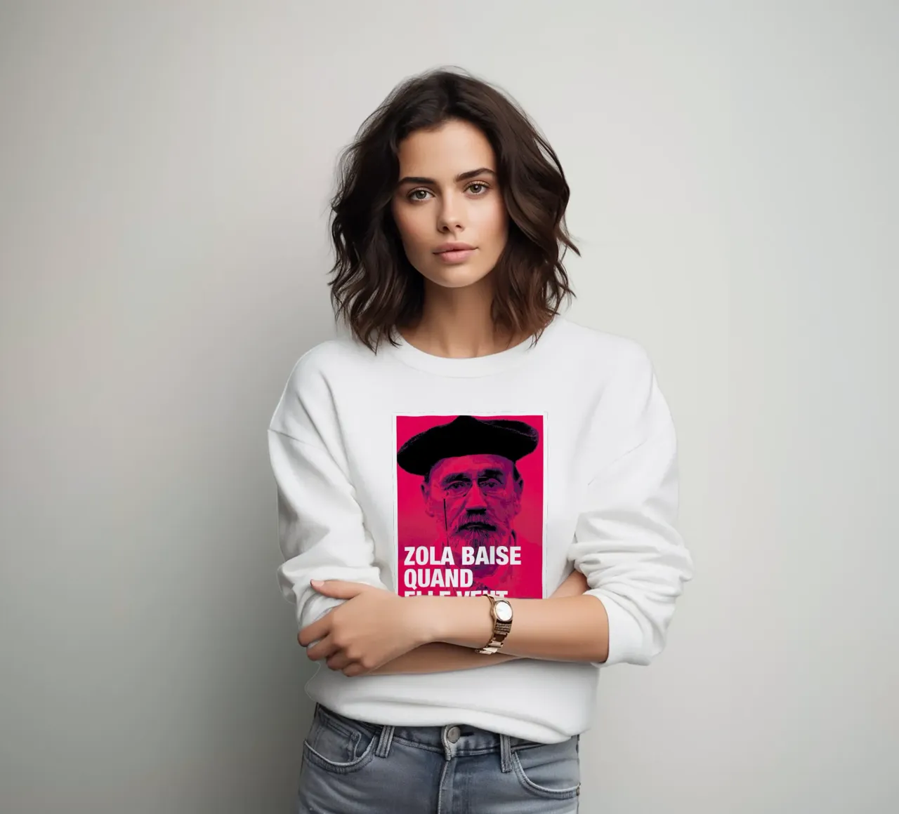 Zola felpa da Fists Et Lettres