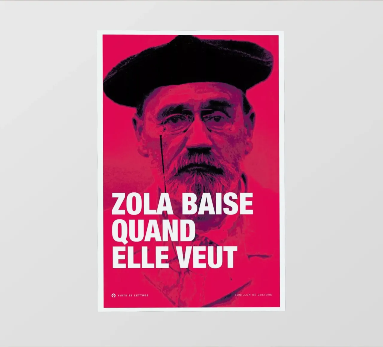 Zola pellicola backlit da Fists Et Lettres