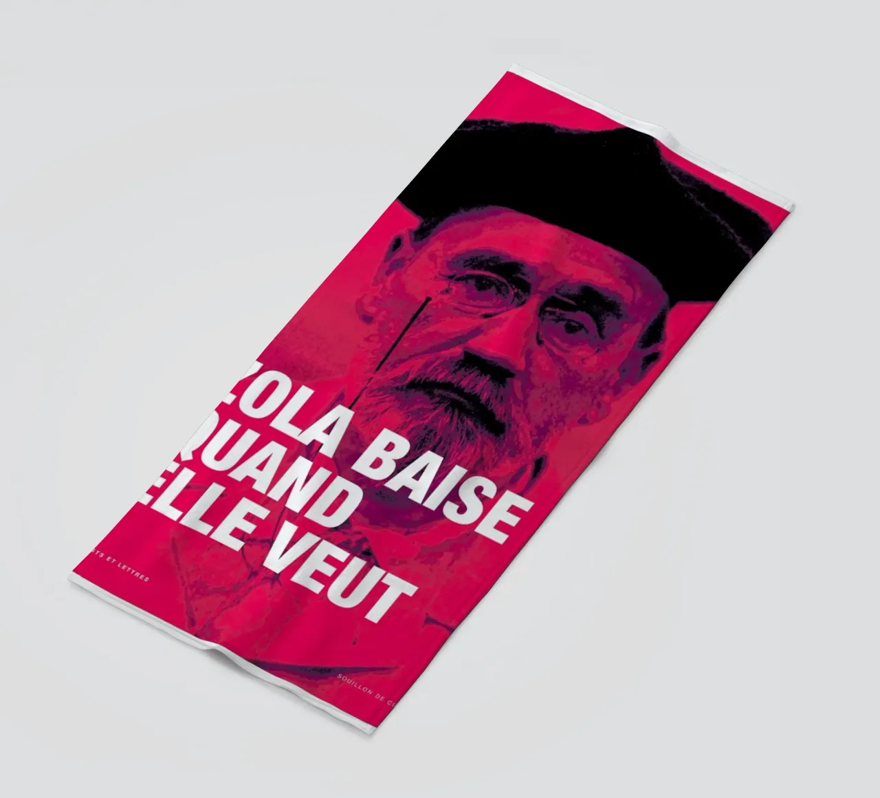 Zola beach towel by Fists Et Lettres