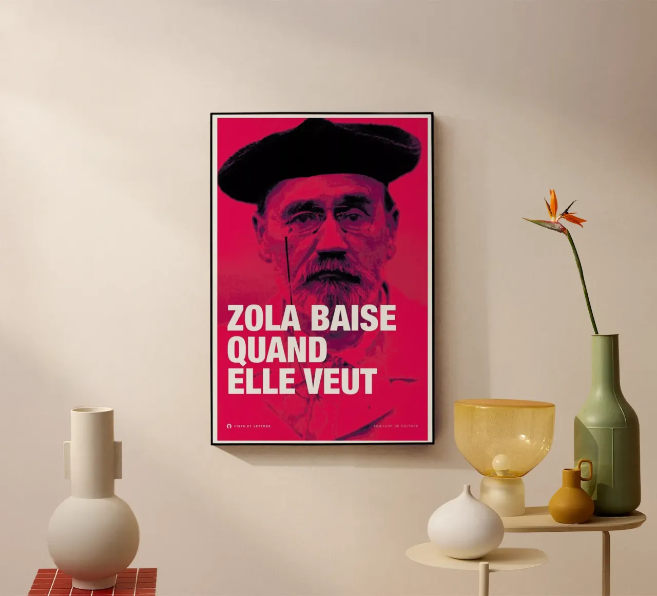 Zola plexiglass da Fists Et Lettres