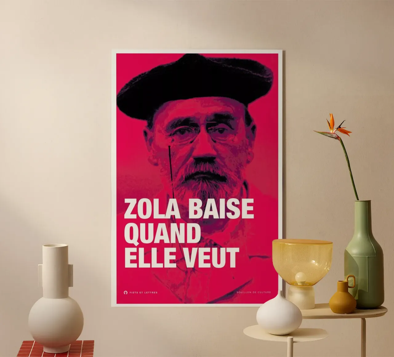 Zola plexiglass da Fists Et Lettres
