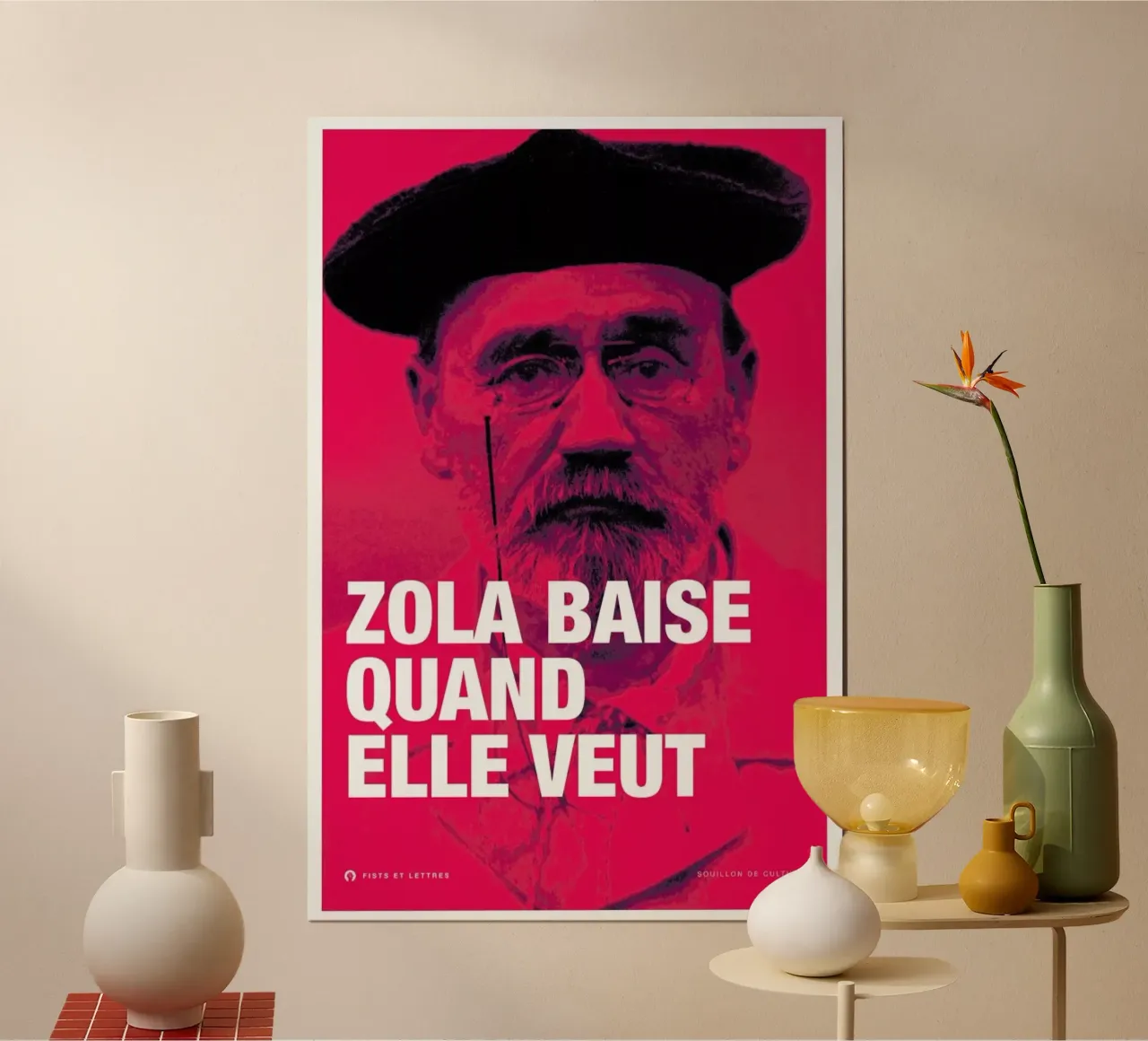Zola poster da Fists Et Lettres