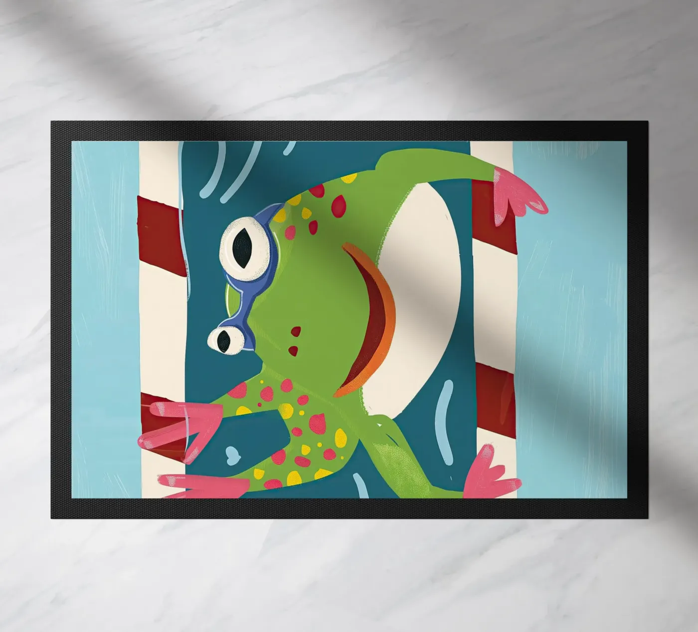 Pool Day Frog deurmat van Lilo