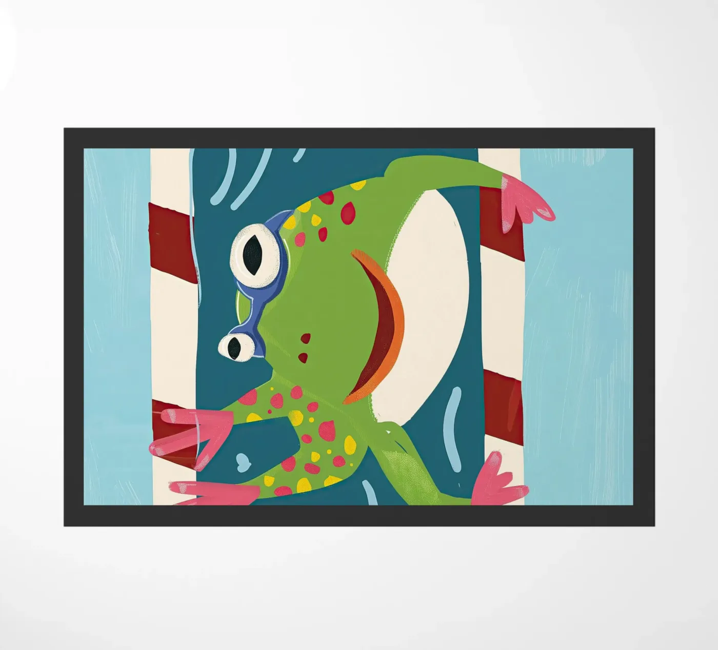 Pool Day Frog deurmat van Lilo