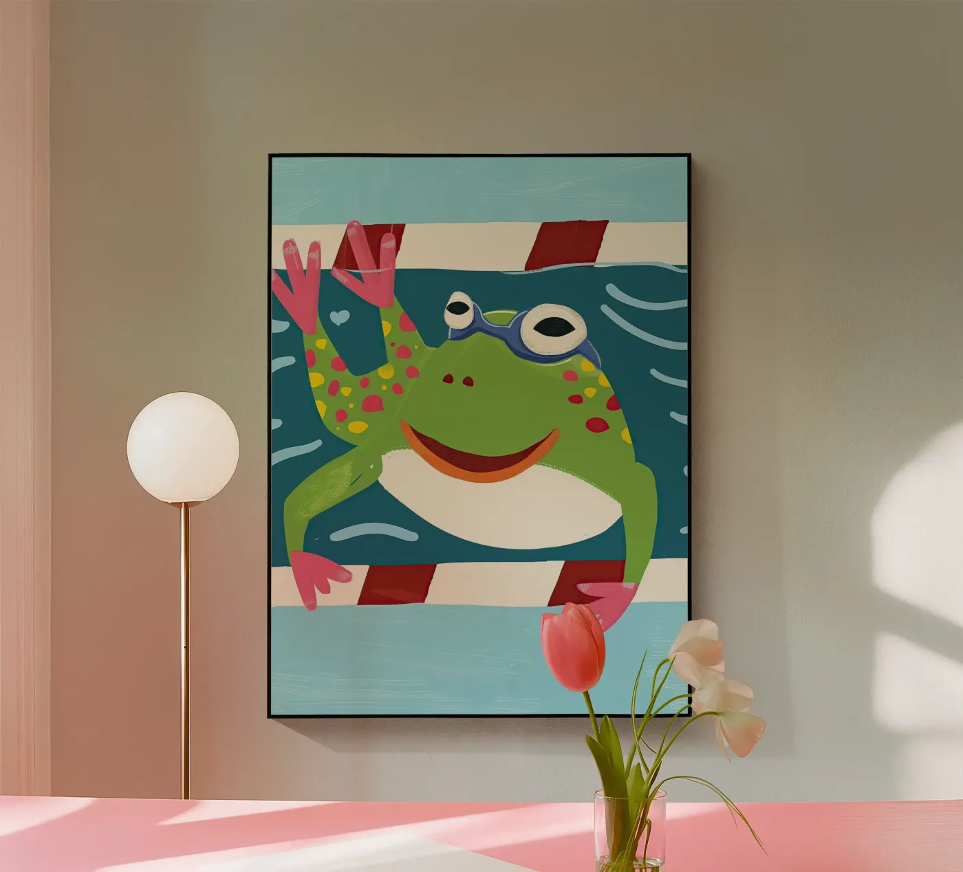 Pool Day Frog plexiglass da Lilo