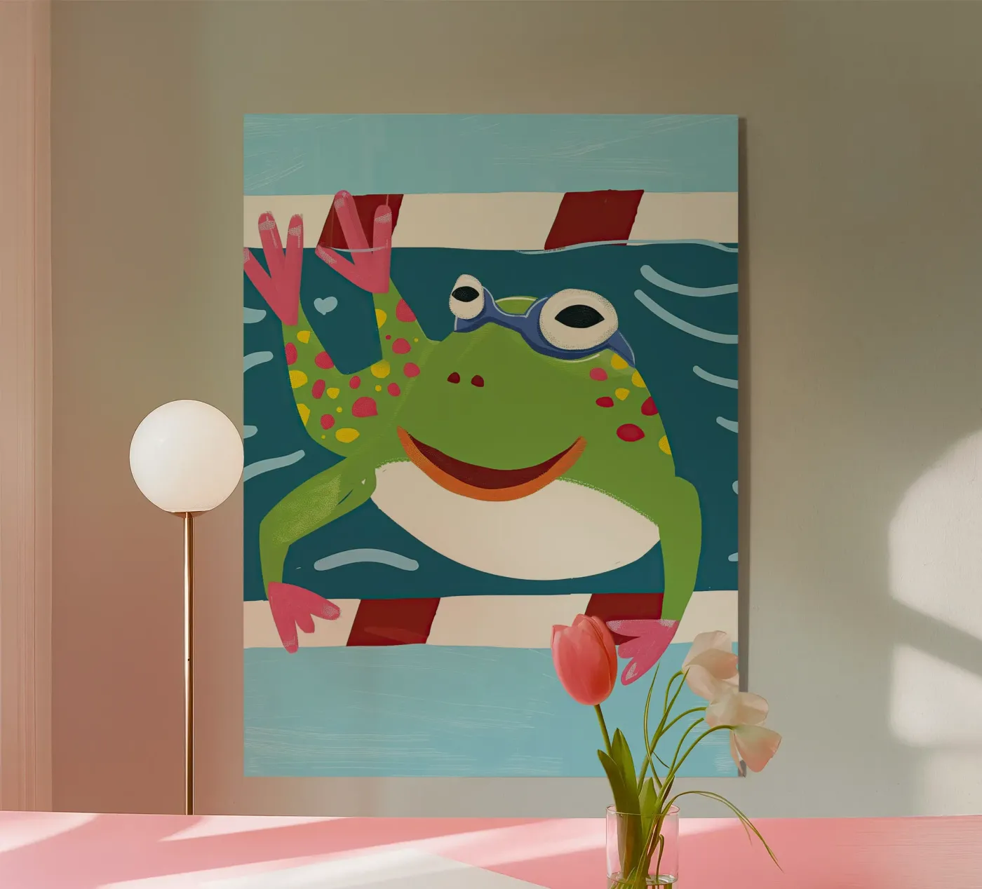 Pool Day Frog plexiglass da Lilo