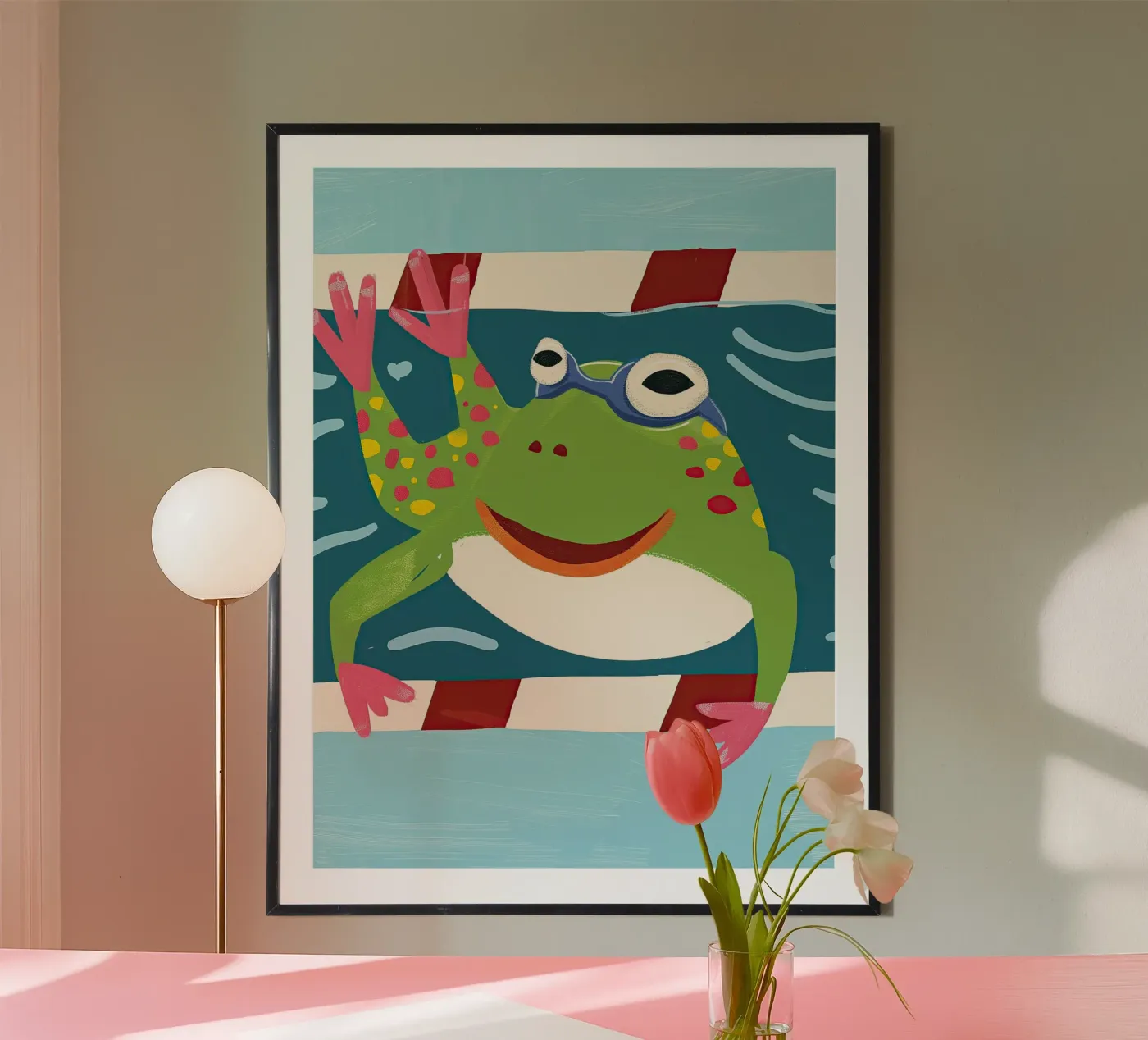 Pool Day Frog poster da Lilo