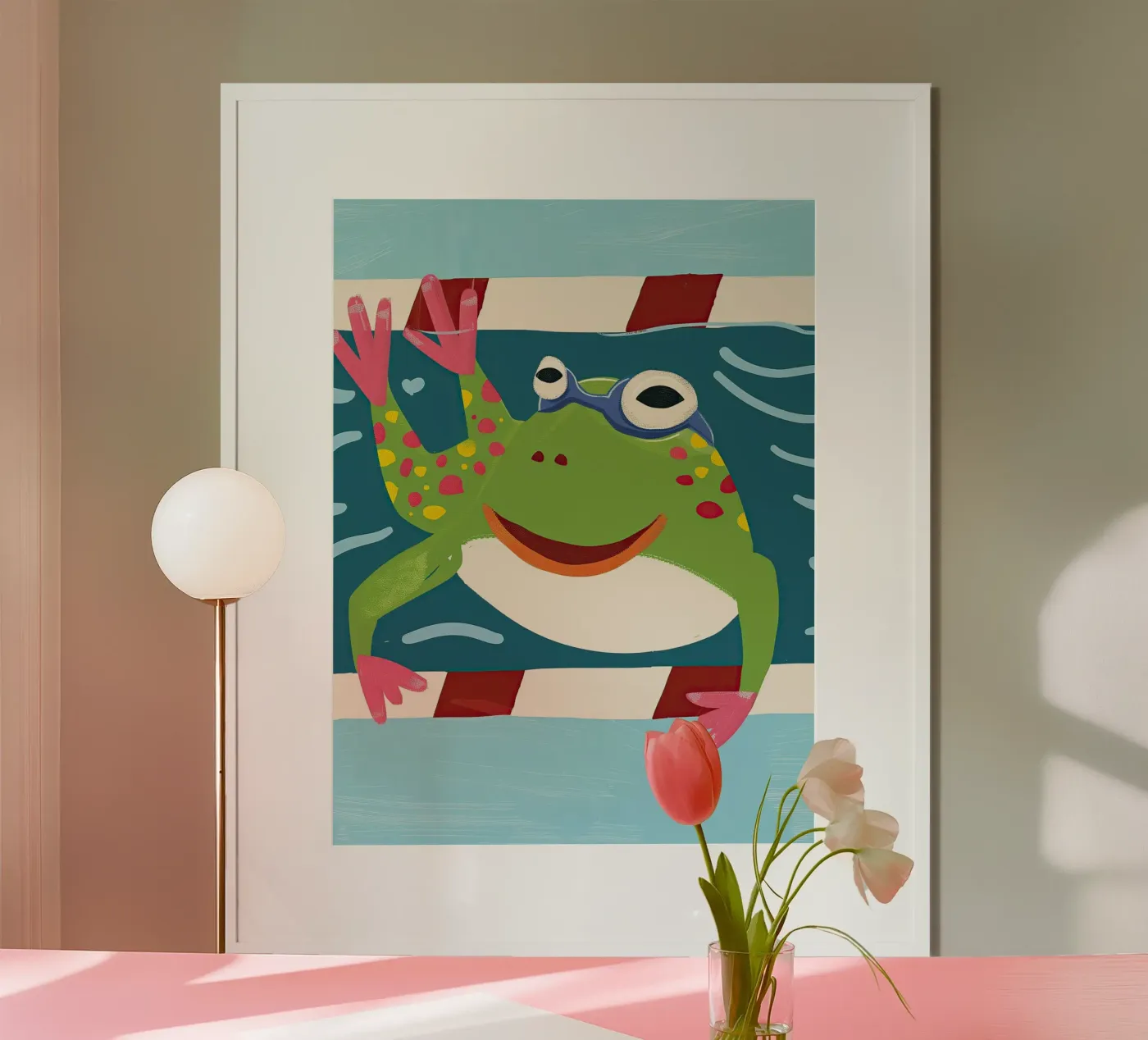 Pool Day Frog poster da Lilo