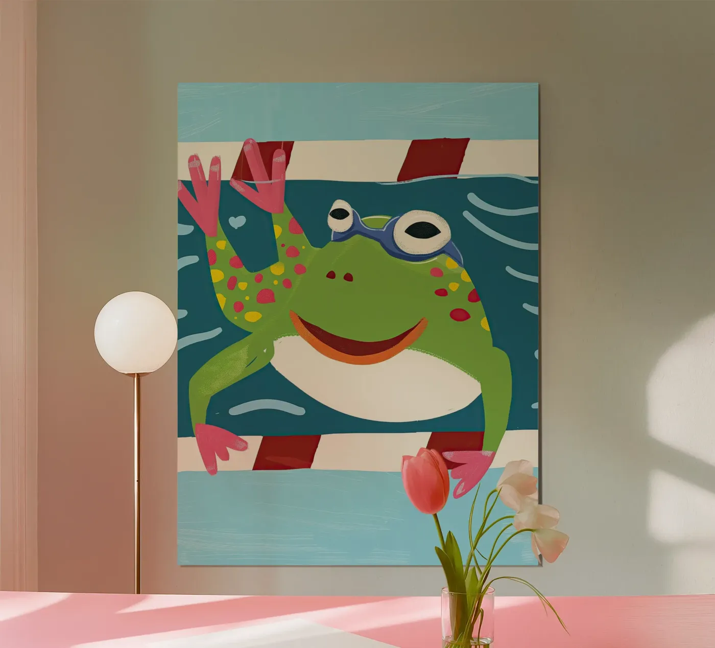 Pool Day Frog poster da Lilo