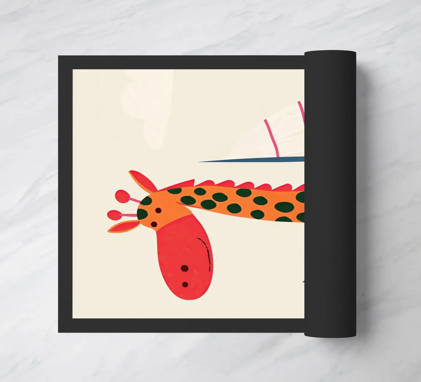 Captain Giraffe doormat by Lilo