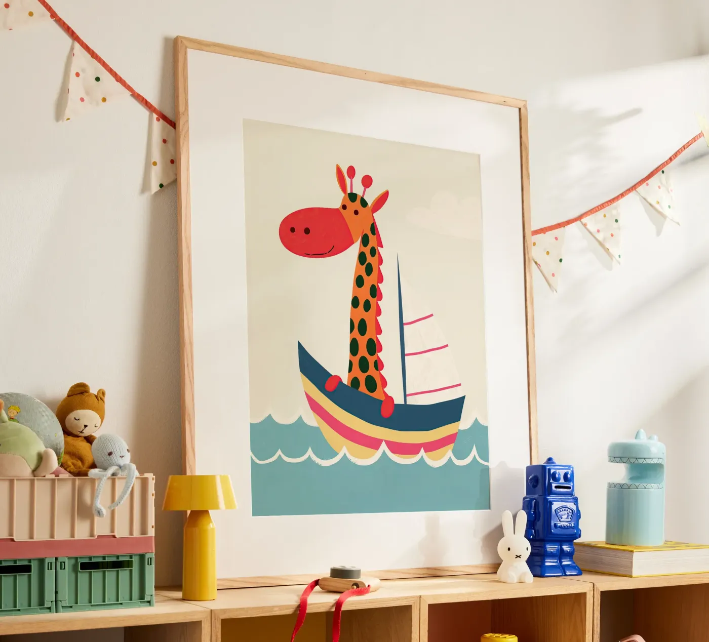 Captain Giraffe poster by Lilo