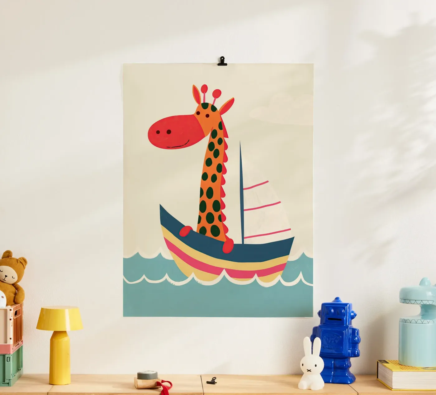 Captain Giraffe poster by Lilo