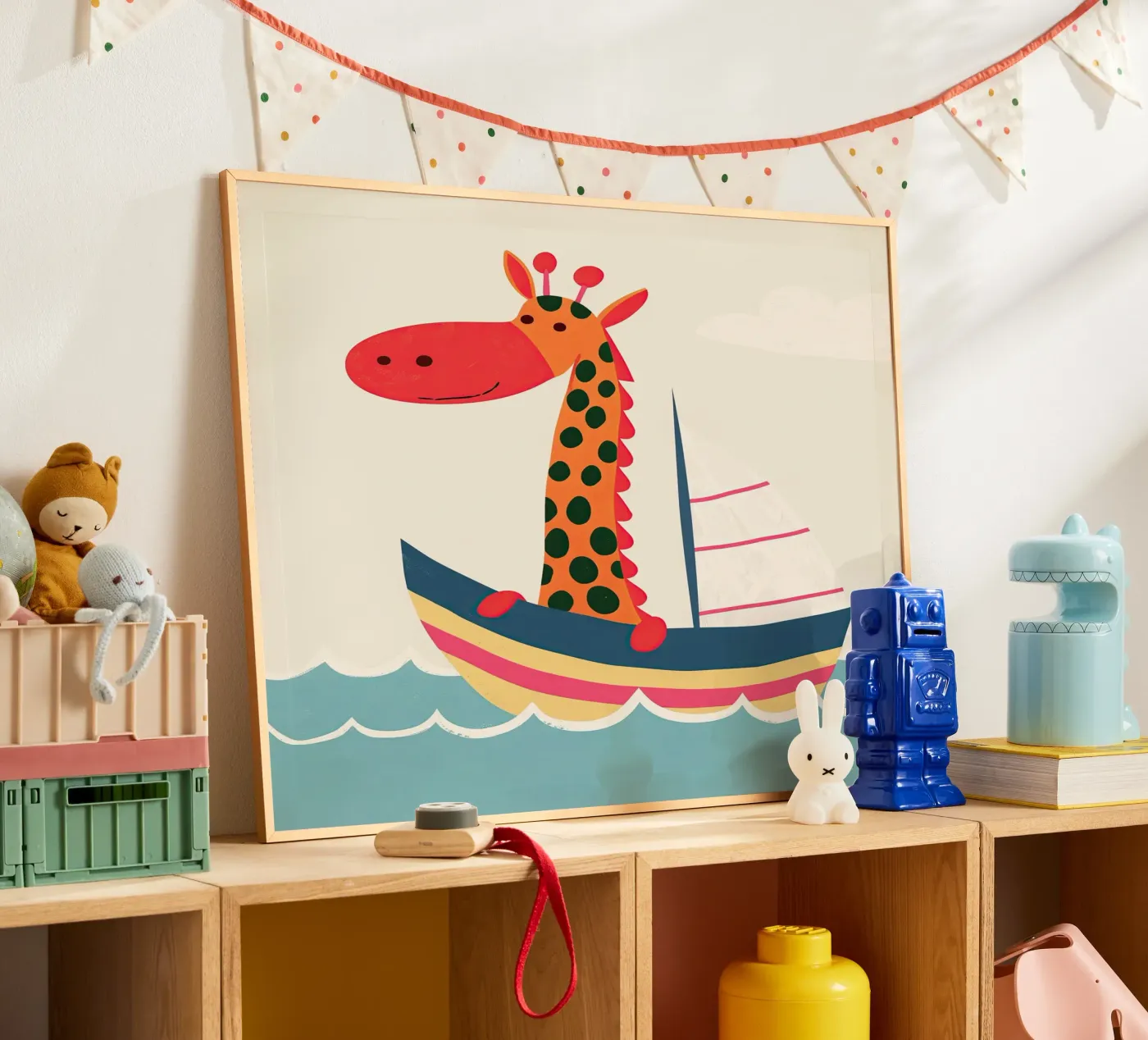 Captain Giraffe poster by Lilo