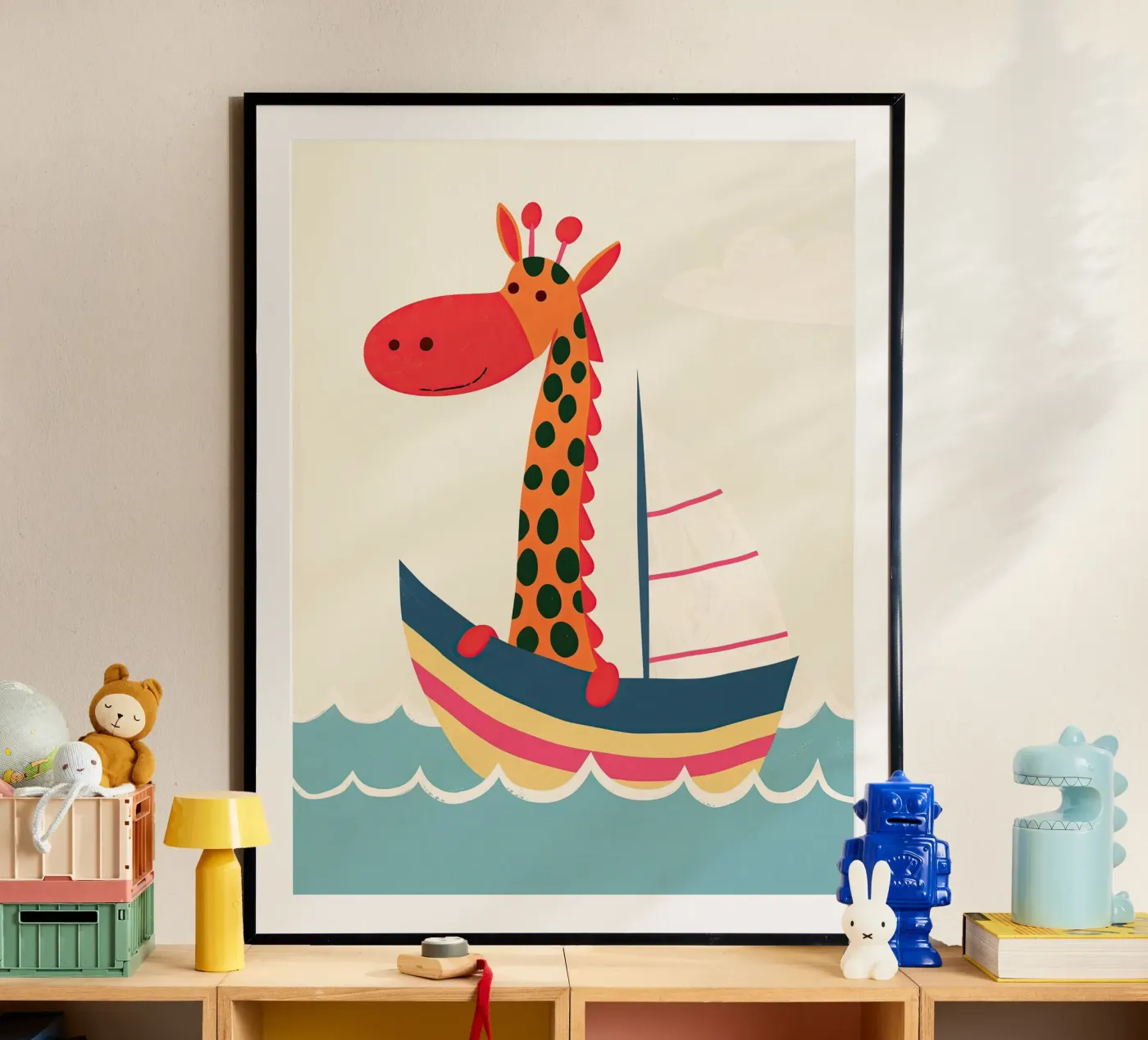 Captain Giraffe poster by Lilo
