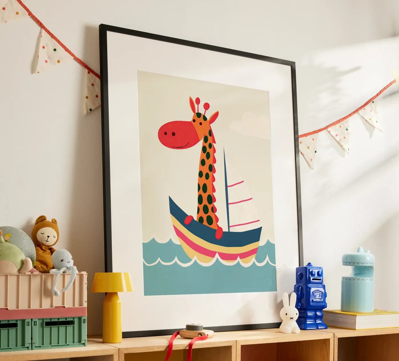 Captain Giraffe poster by Lilo