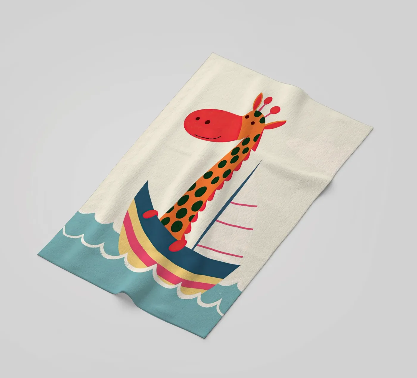 Captain Giraffe telo mare da Lilo