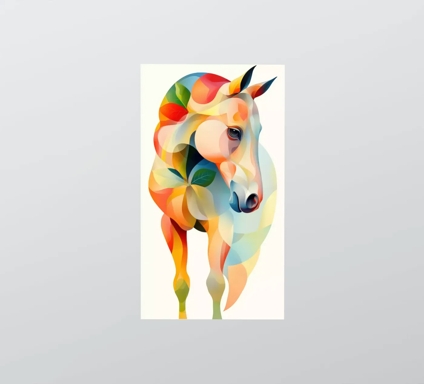 Stable sticker van Art Unleashed