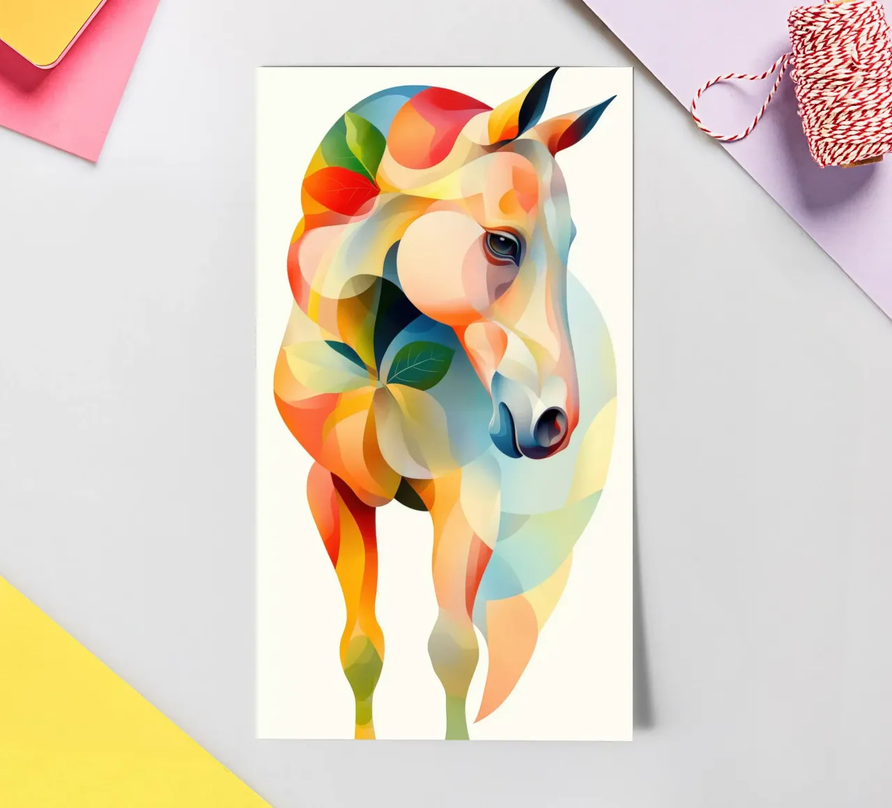 Stable sticker sheet by Art Unleashed