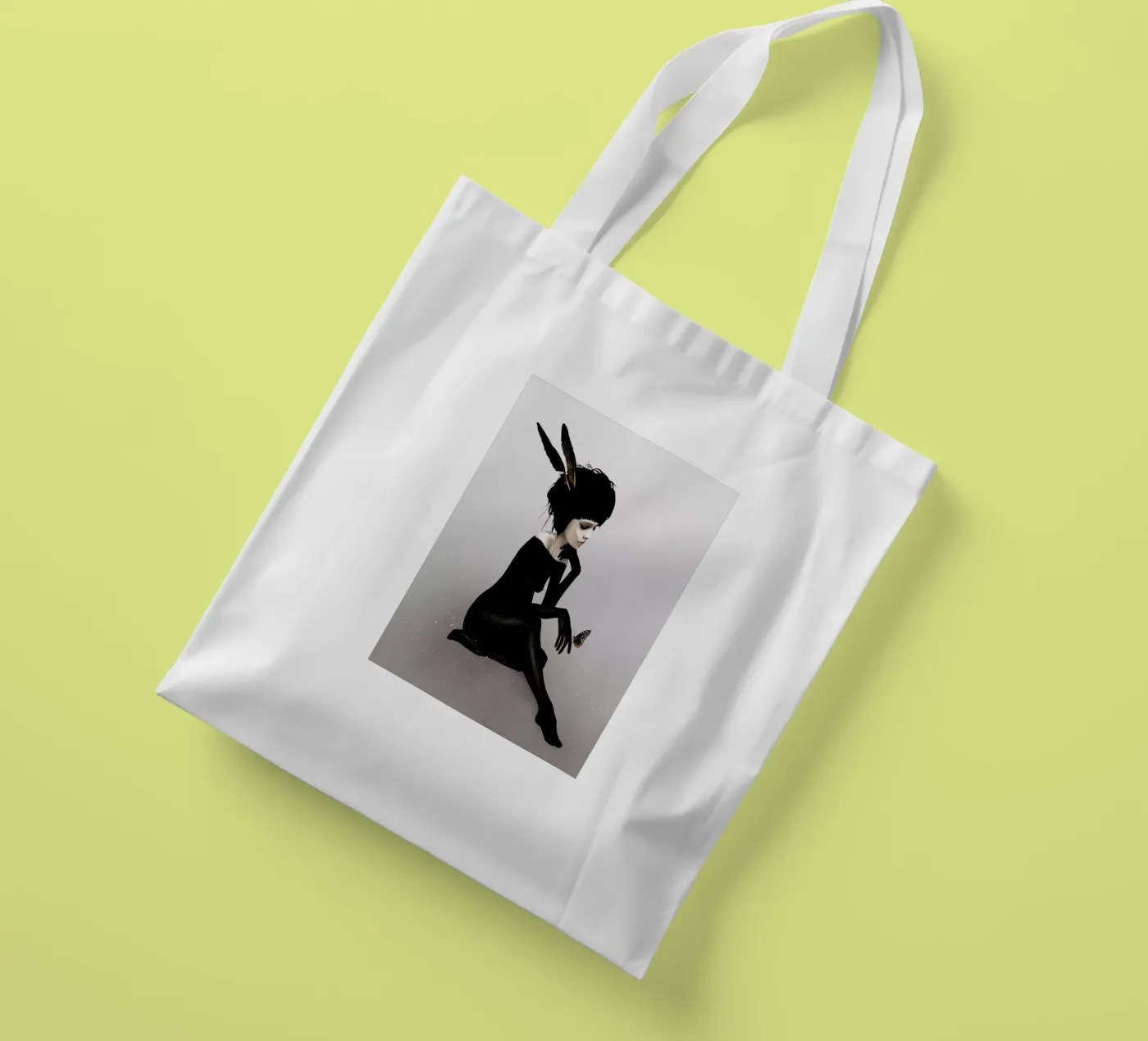 Here Before tote bag by Ruben Ireland
