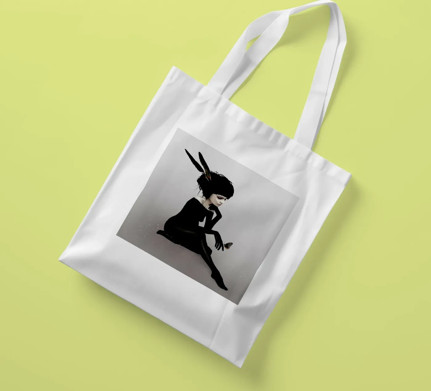 Here Before tote bag by Ruben Ireland