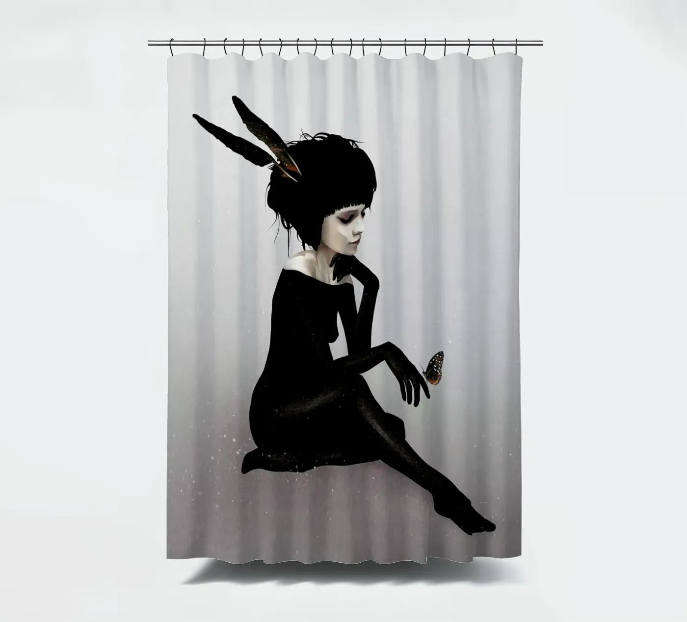 Here Before Duschvorhang von Ruben Ireland