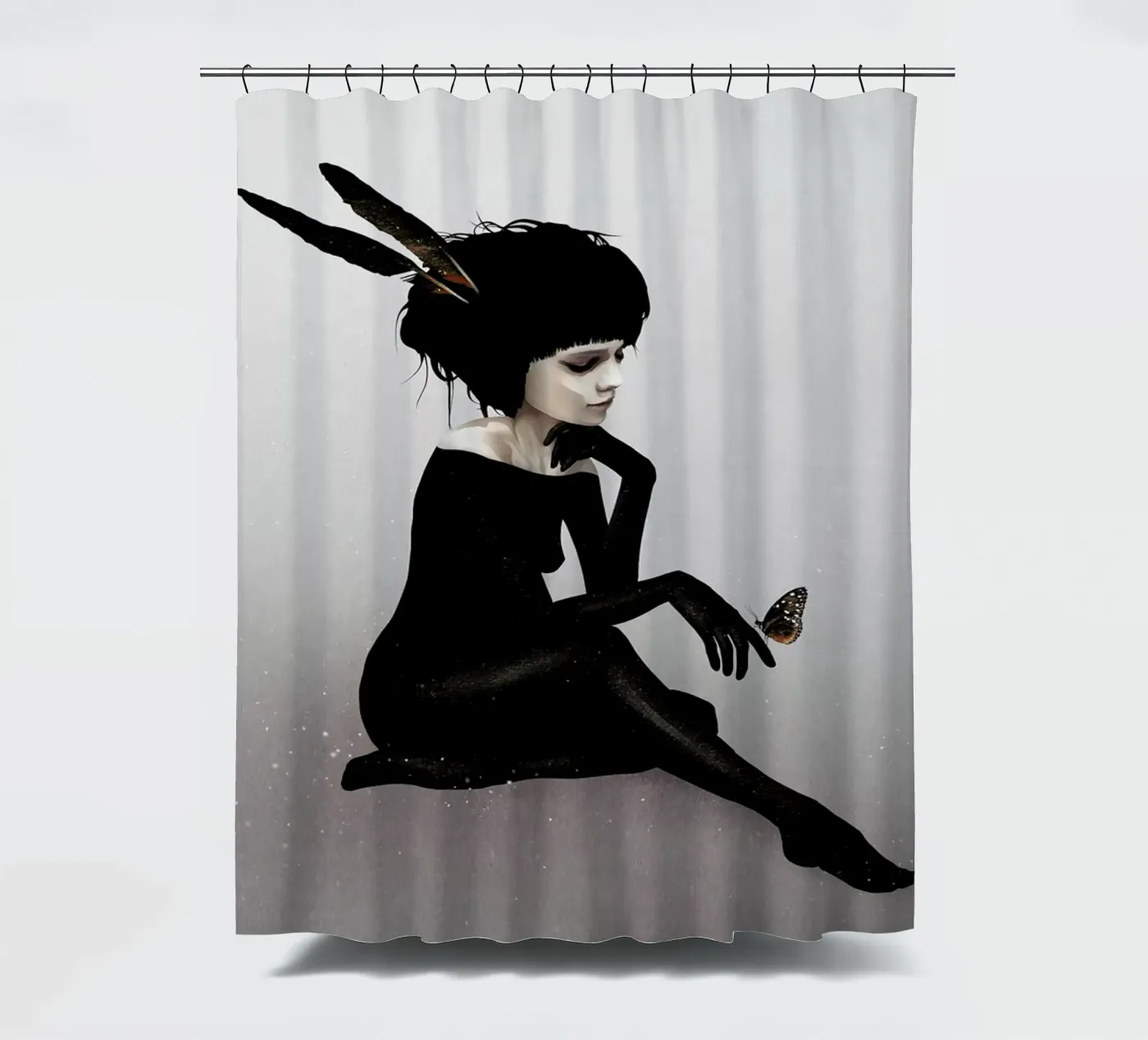 Here Before Duschvorhang von Ruben Ireland