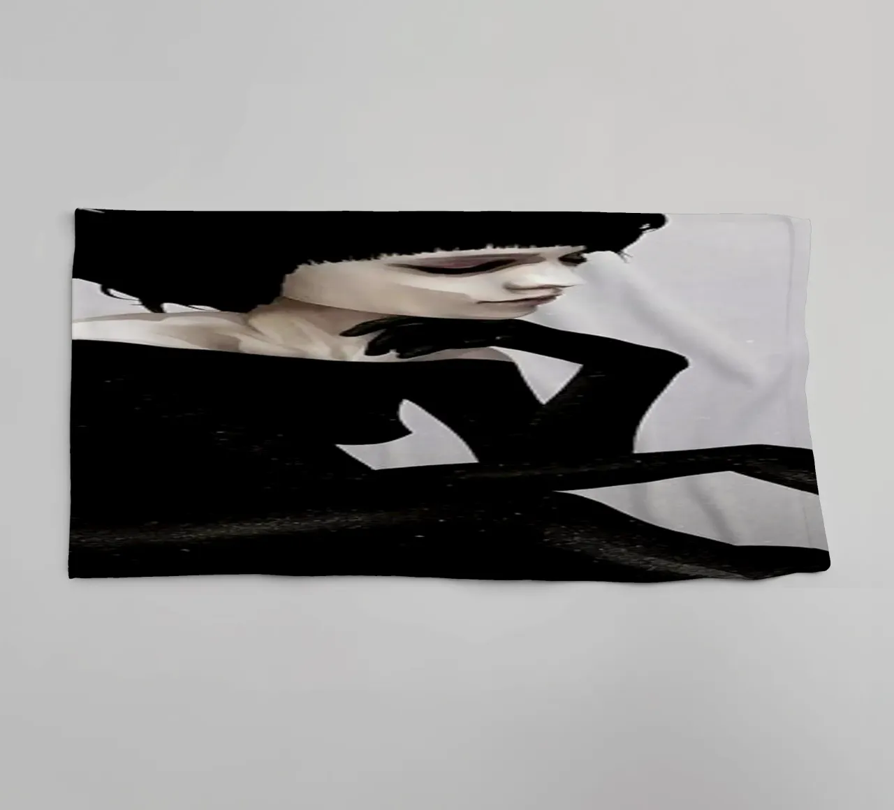 Here Before towel by Ruben Ireland