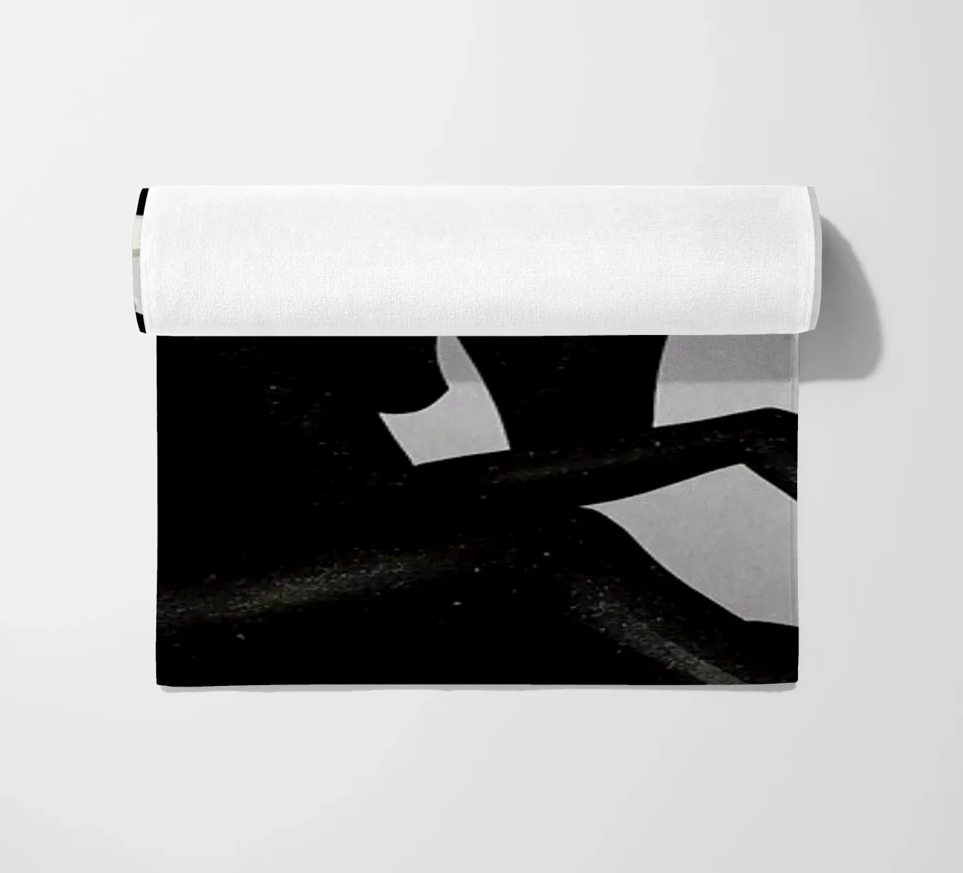 Here Before beach towel by Ruben Ireland