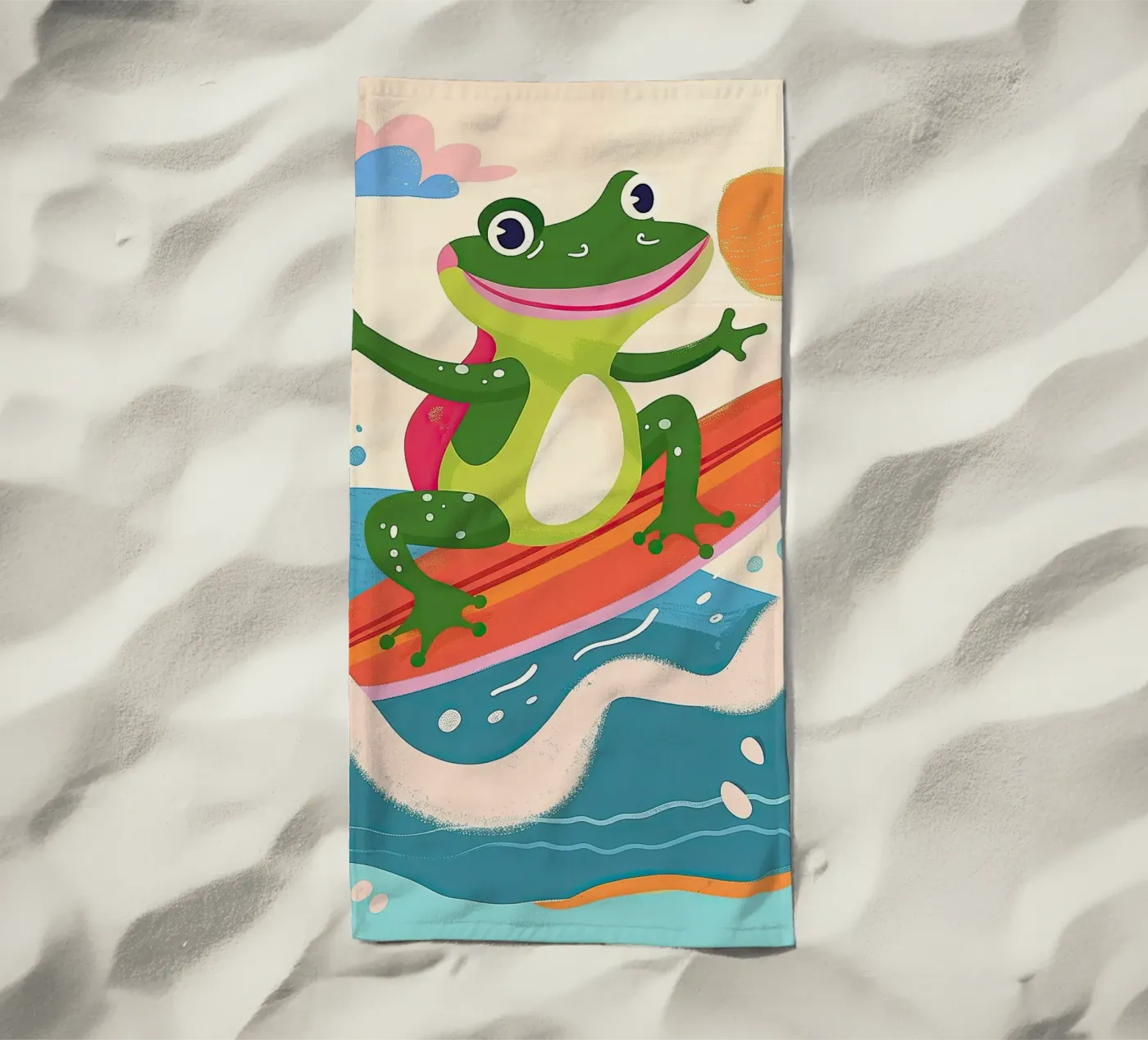 Surf King Frog telo mare da Lilo