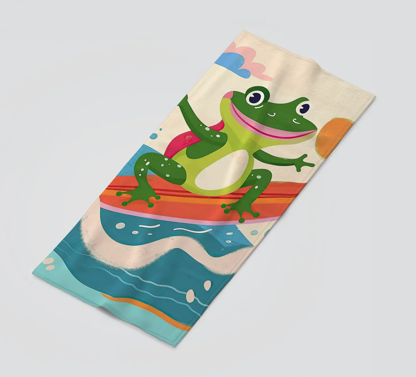 Surf King Frog telo mare da Lilo